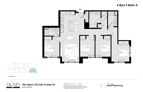the 4 bed 3 bath a floor plan